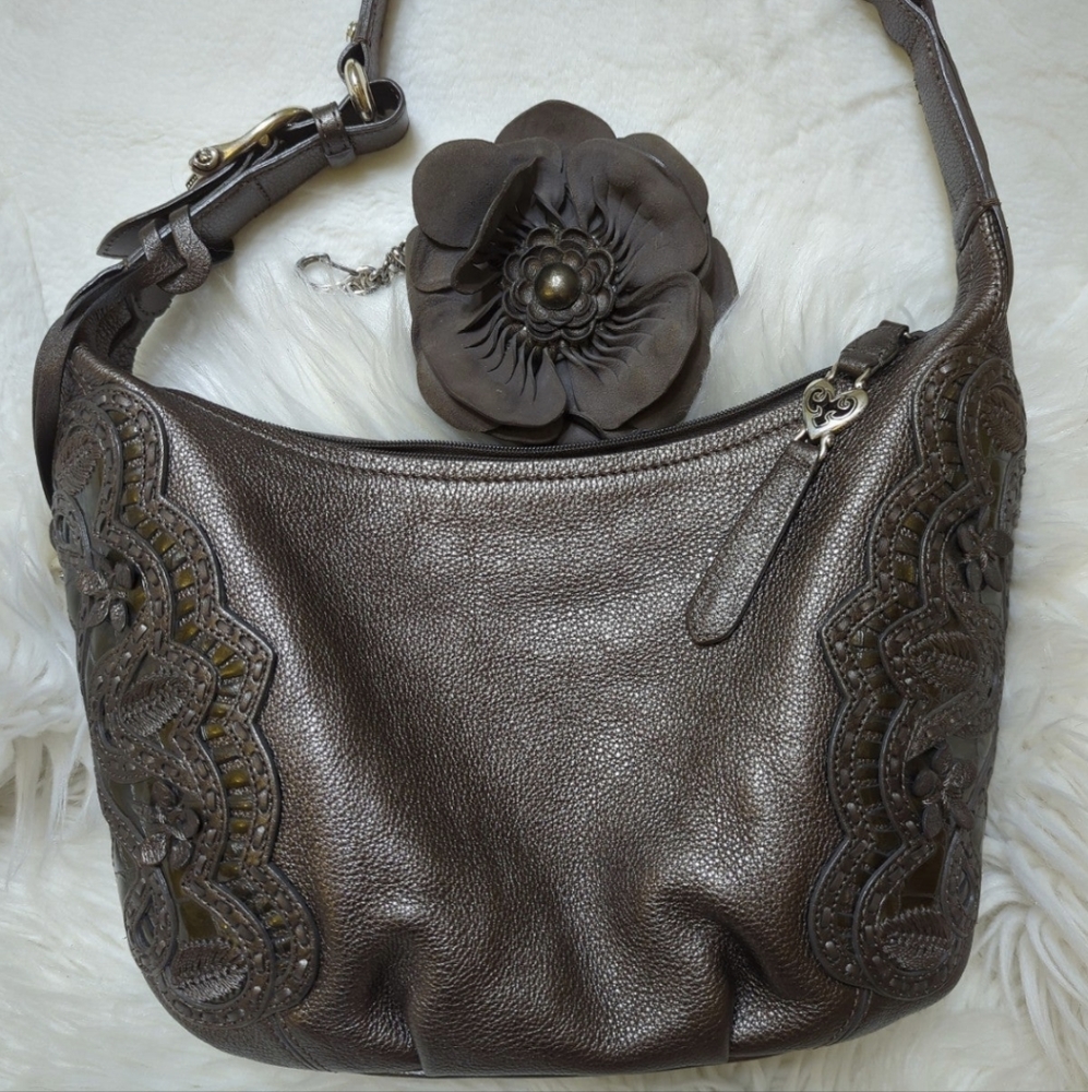 Brighton Leather Hobo with Coin Purse